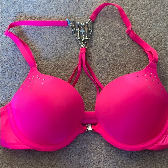 Set of 3 Bras - Black pink lace - Picture 4 of 6